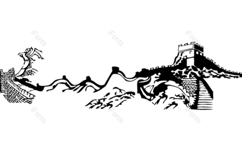 水墨图片,中国元素,中国梦PNG,建筑免抠素材